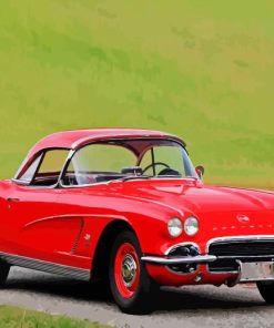 62 Chevrolet Corvette Diamond Painting