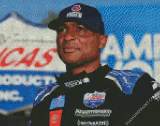 Antron Brown Racing Driver Diamond Painting