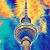 Berliner Fernsehturm Art Diamond Painting