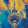 Berliner Fernsehturm Art Diamond Painting