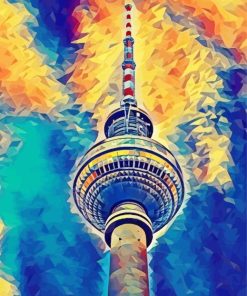 Berliner Fernsehturm Art Diamond Painting