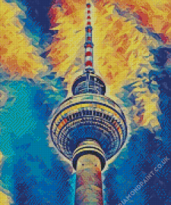 Berliner Fernsehturm Art Diamond Painting