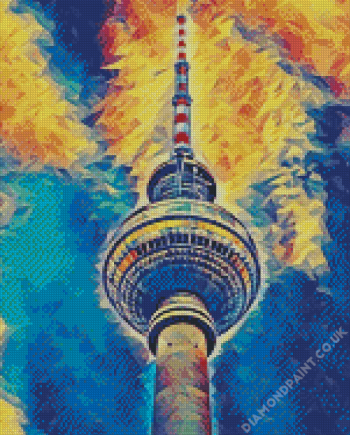 Berliner Fernsehturm Art Diamond Painting