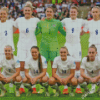 England Womens Football Diamond Painting