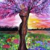 Fantasy Tree Of Life Woman Diamond Painting