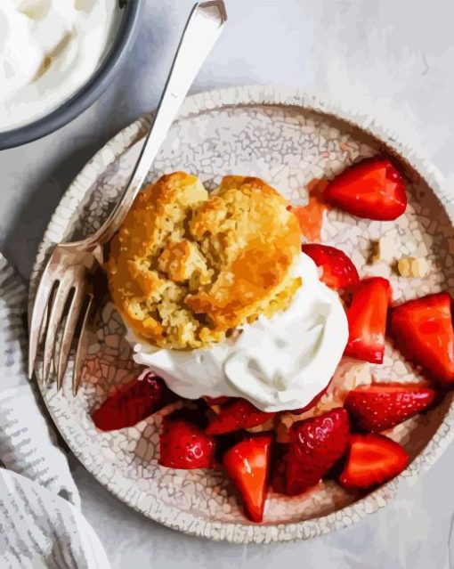 Gluten Free Strawberry Shortcake Diamond Painting