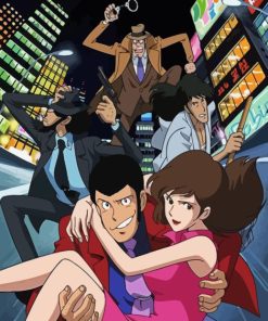 Lupin III Manga Series Characters Diamond Painting