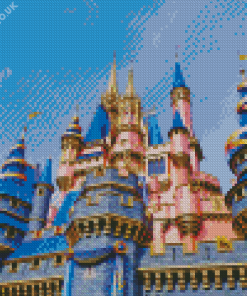 Magic Kingdom Park In Bay Lake Diamond Painting