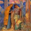 Mystical Conversation By Odilon Redon Diamond Painting