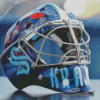 Seattle Kraken Helmet Diamond Painting