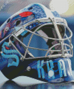 Seattle Kraken Helmet Diamond Painting