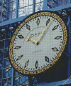 St Pancras Station Clock Diamond Painting