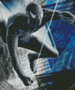 Abstract Black Spiderman Diamond Painting