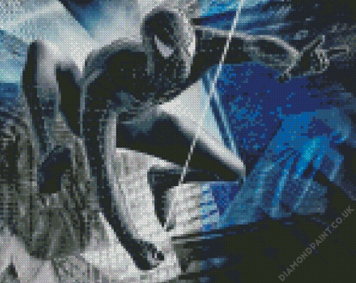 Abstract Black Spiderman Diamond Painting