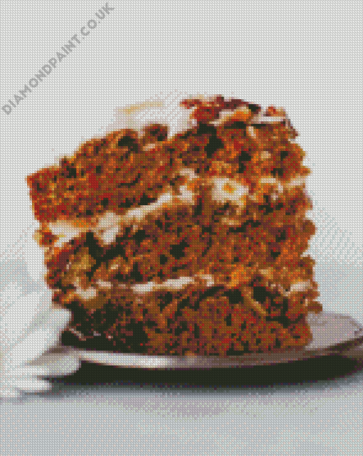 Carrot Cake With Cream Cheese Diamond Painting