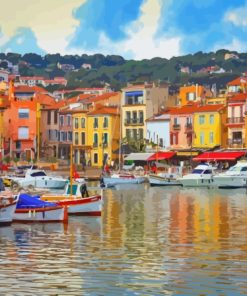 Cassis Harbour Diamond Painting