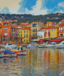 Cassis Harbour Diamond Painting