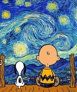 Snoopy And Charlie Brown Diamond Painting