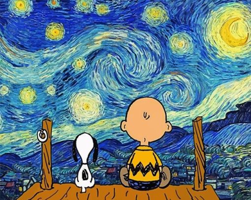 Snoopy And Charlie Brown Diamond Painting