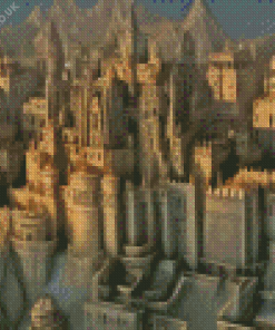 The Lord Of The Rings Minas Tirith Diamond Painting