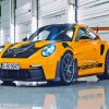 Yellow Porsche 911 Gt3 Rs Diamond Painting