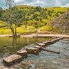 England Dovedale Stepping Stones Peak District Diamond Paintings