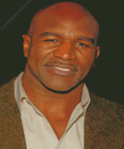 Evander Holyfield Boxer Diamond With Numbers