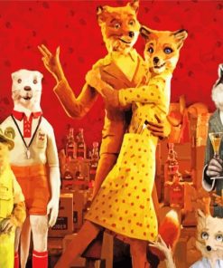 Fantastic mr fox movie Diamond With Numbers