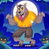 Halloween Wolf monster Diamond Paintings