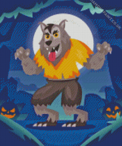 Halloween Wolf monster Diamond Paintings