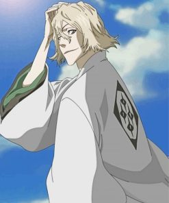 Kisuke Urahara bleach Diamond With Numbers