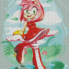 Amy Rose Diamond With Numbers