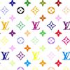 colorful Louis Vuitton Diamond With Numbers