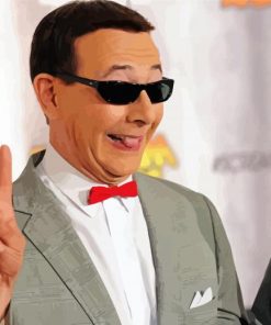 cool Pee wee Herman Diamond With Numbers