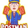 Postman Art Diamond With Numbers