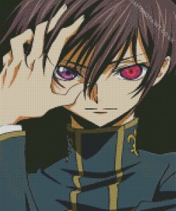 Lelouch Lamperouge Code Geass Diamond With Numbers