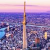 Skytree Tower Diamond With Numbers