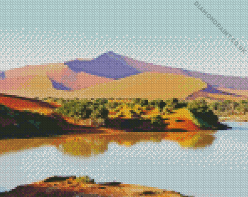 African landscape desert Diamond Paints