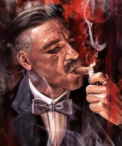 Arthur shelby smoking Diamond Paints