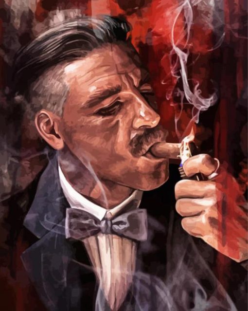 Arthur shelby smoking Diamond Paints