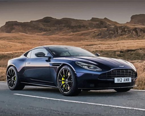 Aston Martin Car Diamond Paints