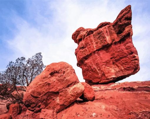 Balanced Rock Denver Colorado Diamond Paints