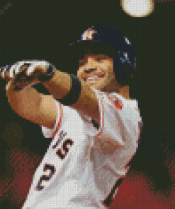 Houston Astros player Diamond Paints