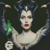 Angelina Jolie Maleficent Diamond Painting