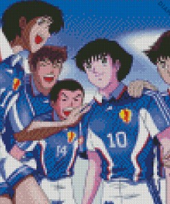 captain tsubasa characters Diamond Paints