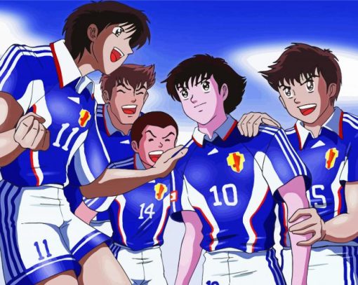 captain tsubasa characters Diamond Paints