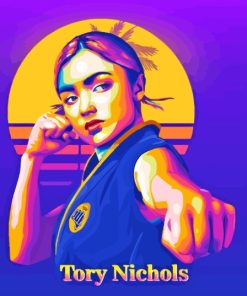 cobra kai Tory Nichols paint by numbers