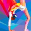 gymnastic pop art Diamond Paints