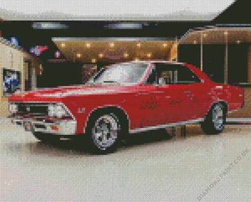 1966 Chevelle Car Diamond Painting