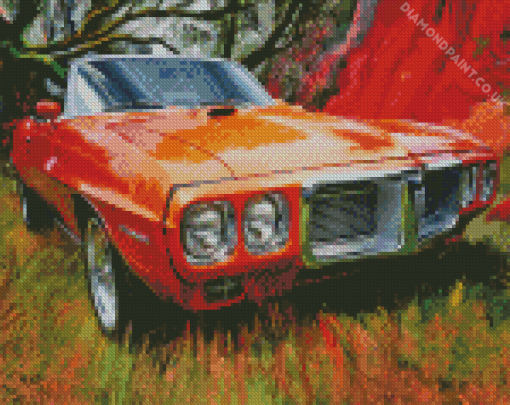 1969 Pontiac Car Diamond Painting